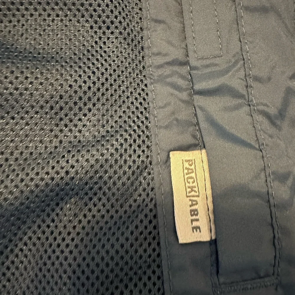 Columbia mens‎ size medium hooded windbreaker water resistant packable blue